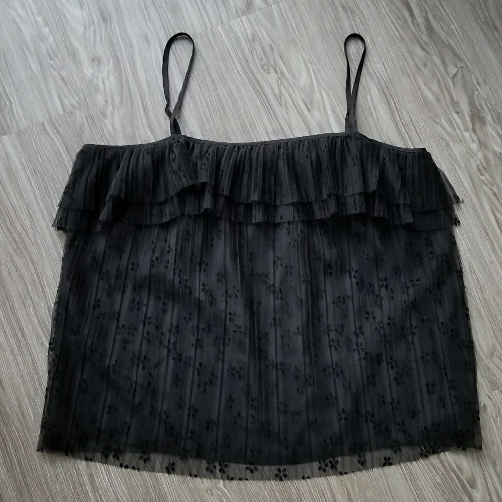 NWT J Crew Fluttery Lace cami